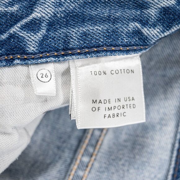 GRLFRND $215 Karolina High Rise Straight Crop Jeans A little more love Size 26 - Picture 8 of 12